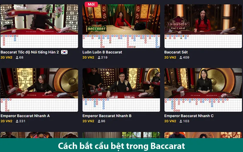 Cách bắt cầu bệt trong Baccarat để chơi dễ thắng cho cược thủ